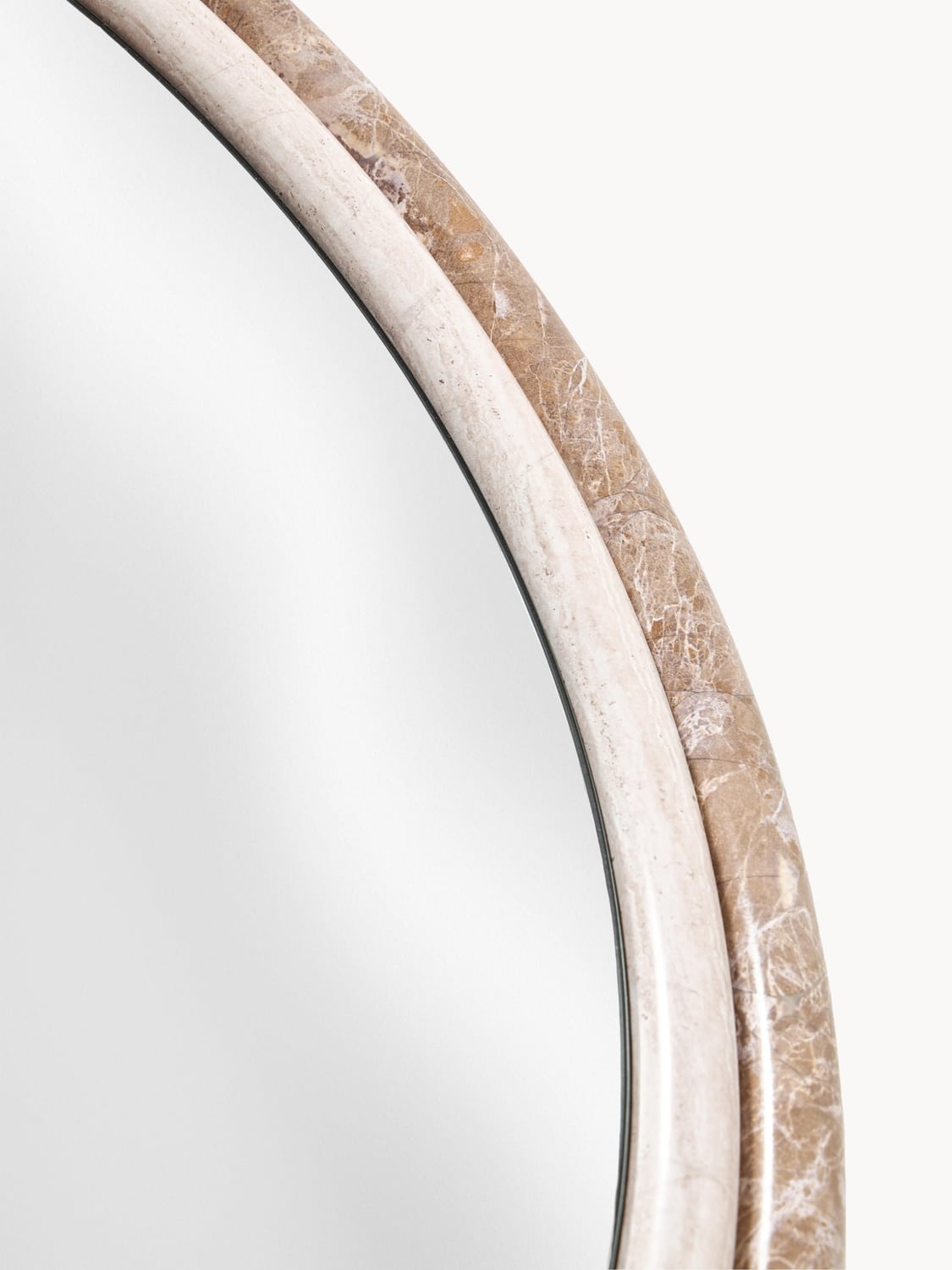 Cavallasca Wall Mirror in an Organic Shape