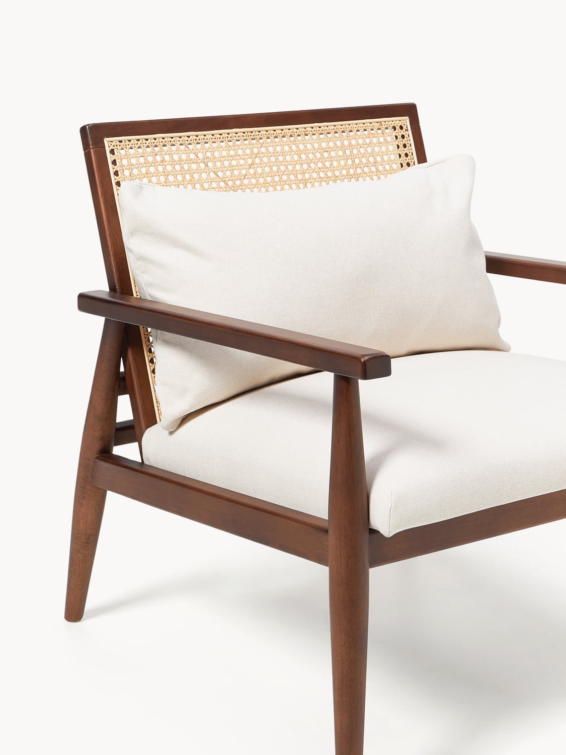 Alserio Rubberwood Lounge Chair