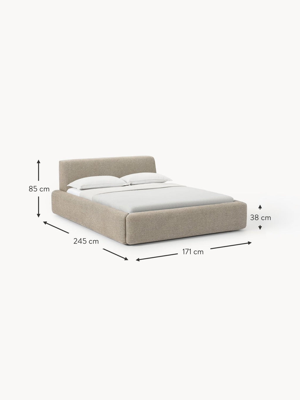 Gravedona Upholstered Bed