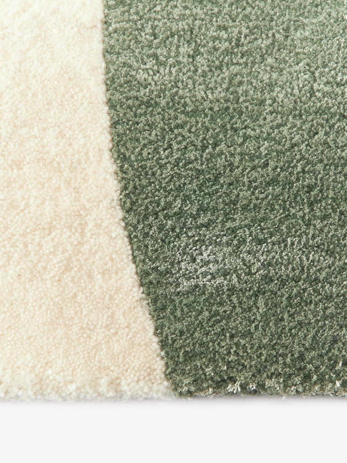 Veniano High-Low Wool Rug, Hand-Tufted