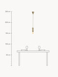 Lambrugo Small Handmade Dimmable Pendant Light STUCCO No. 2