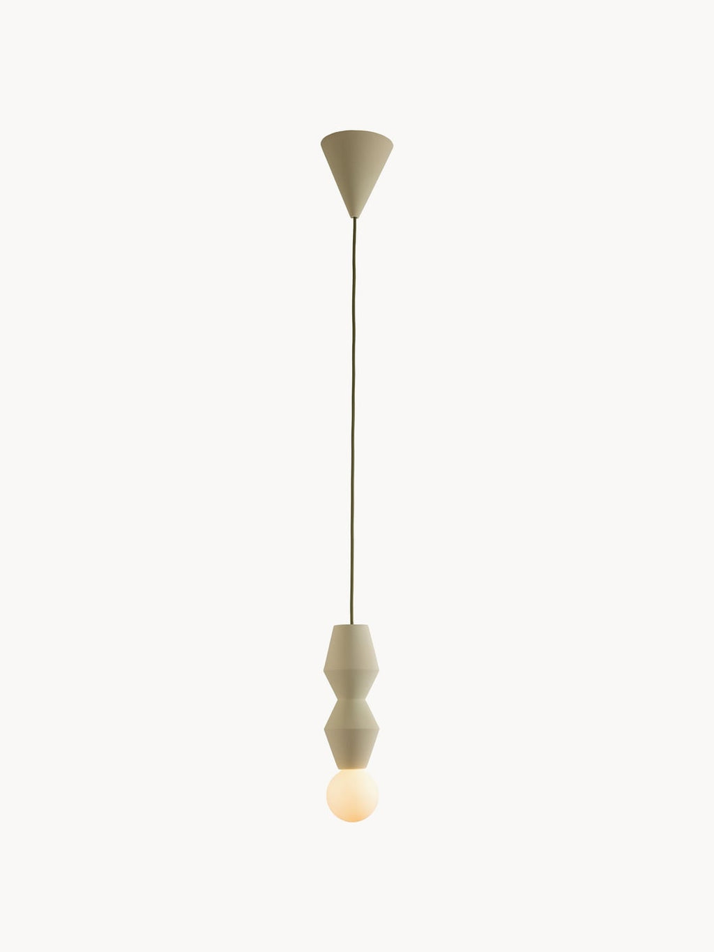 Lambrugo Small Handmade Dimmable Pendant Light STUCCO No. 2