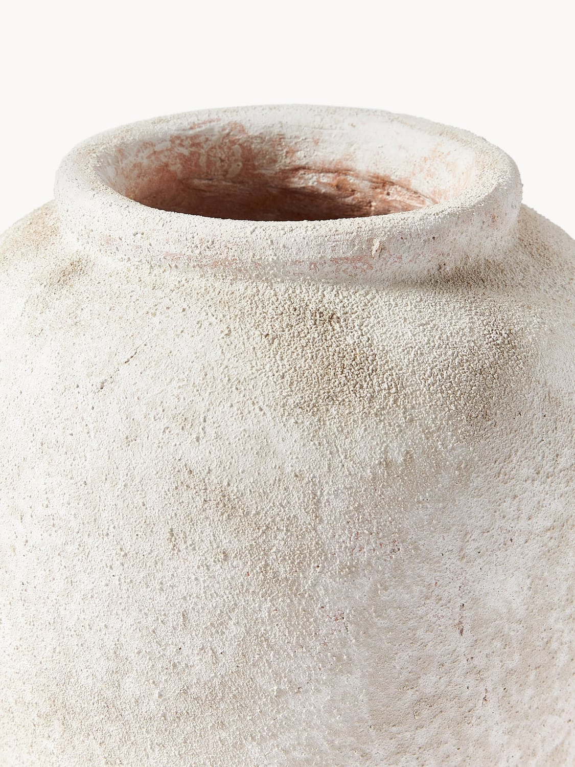 Tavernerio Vase with Sand Finish, H 32 cm