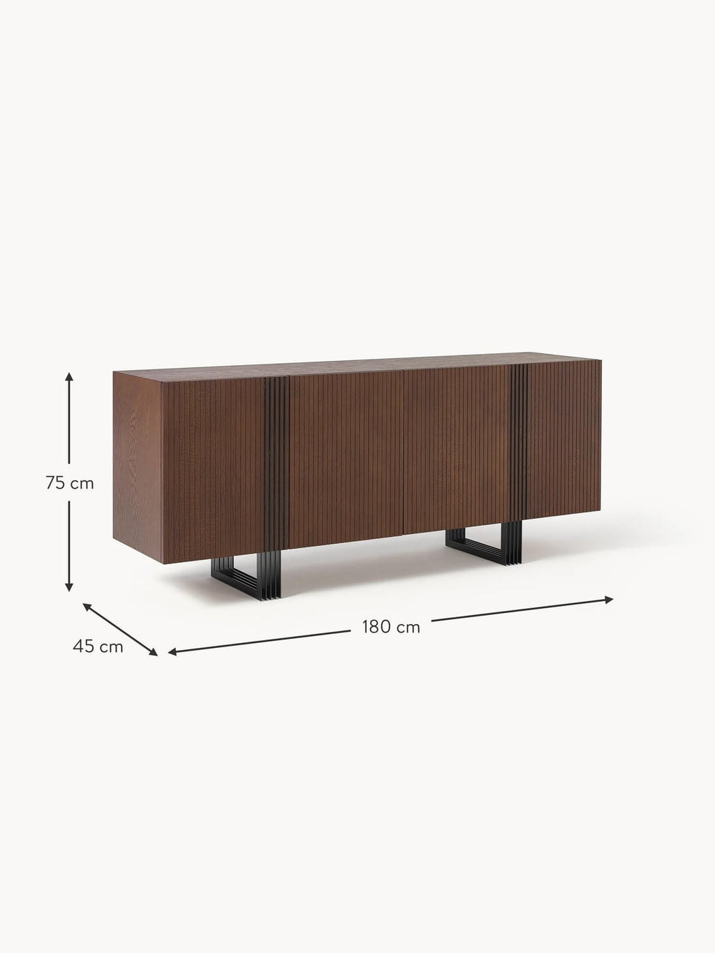 Albogasio Wooden Sideboard