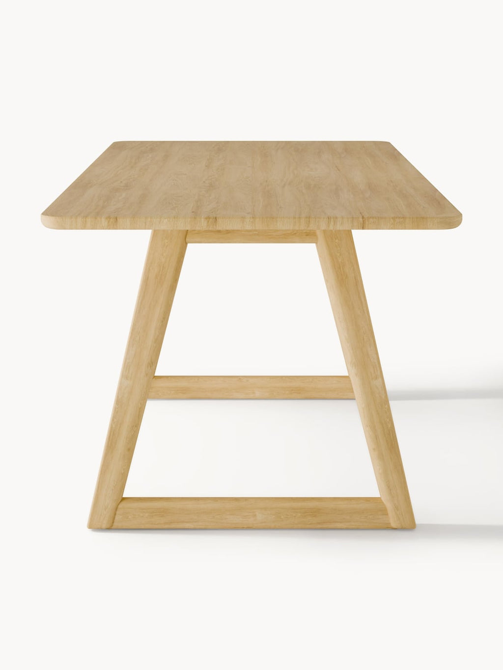 Dervio Oak Wood Dining Table — available in several sizes