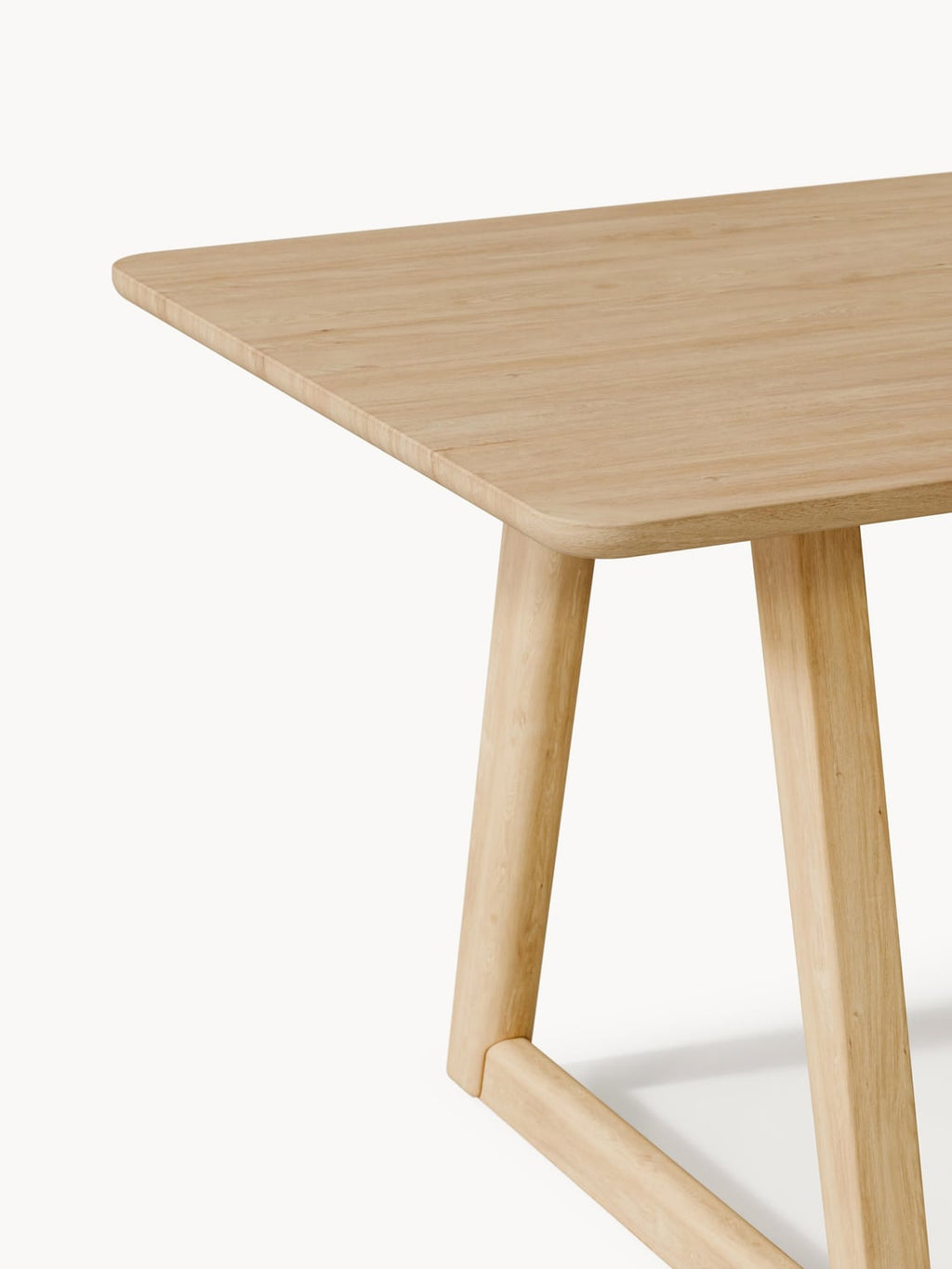 Dervio Oak Wood Dining Table — available in several sizes