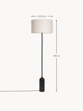 Tavernerio Dimmable Floor Lamp with Marble Base