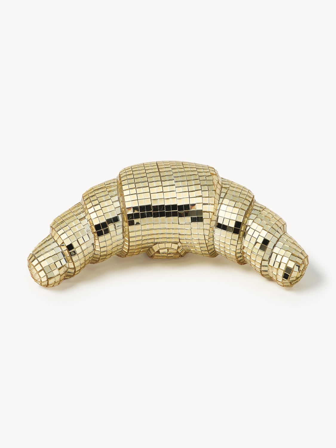Valmora Croissant Glittering Decorative Object
