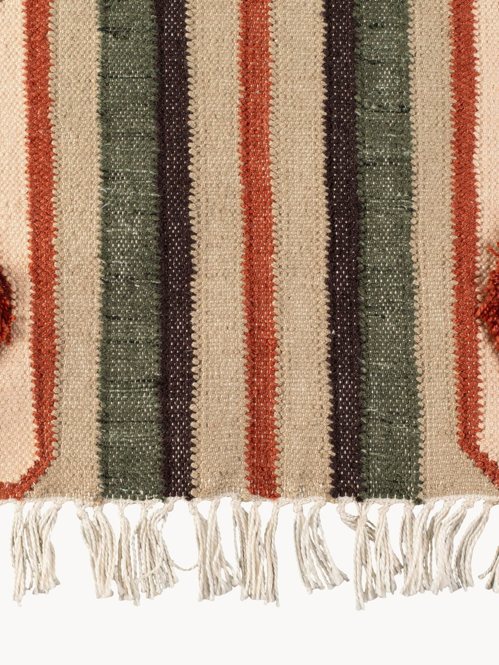Ormea Hand-Woven High-Pile Rug with Tassels