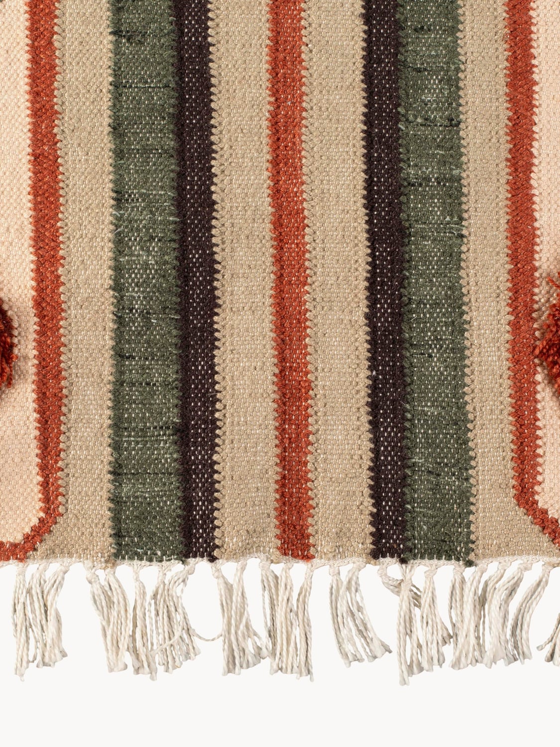 Ormea Hand-Woven High-Pile Rug with Tassels
