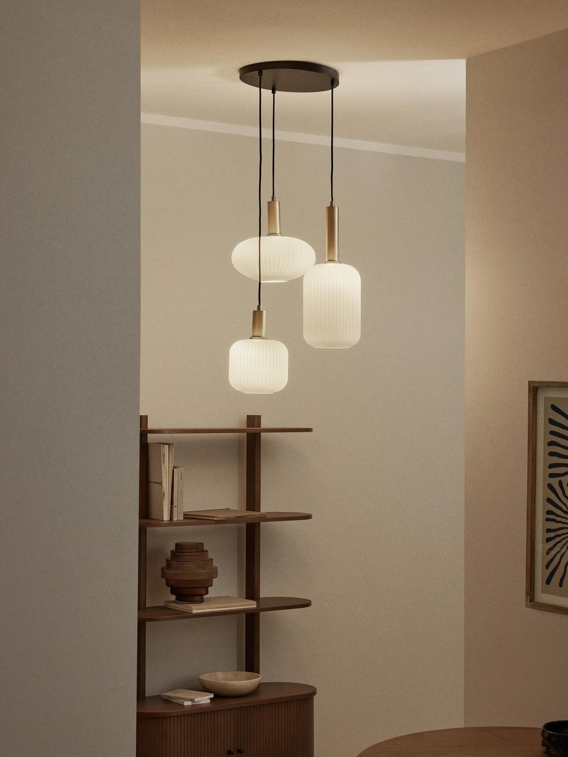 Sorico Opal Glass Cluster Pendant Light