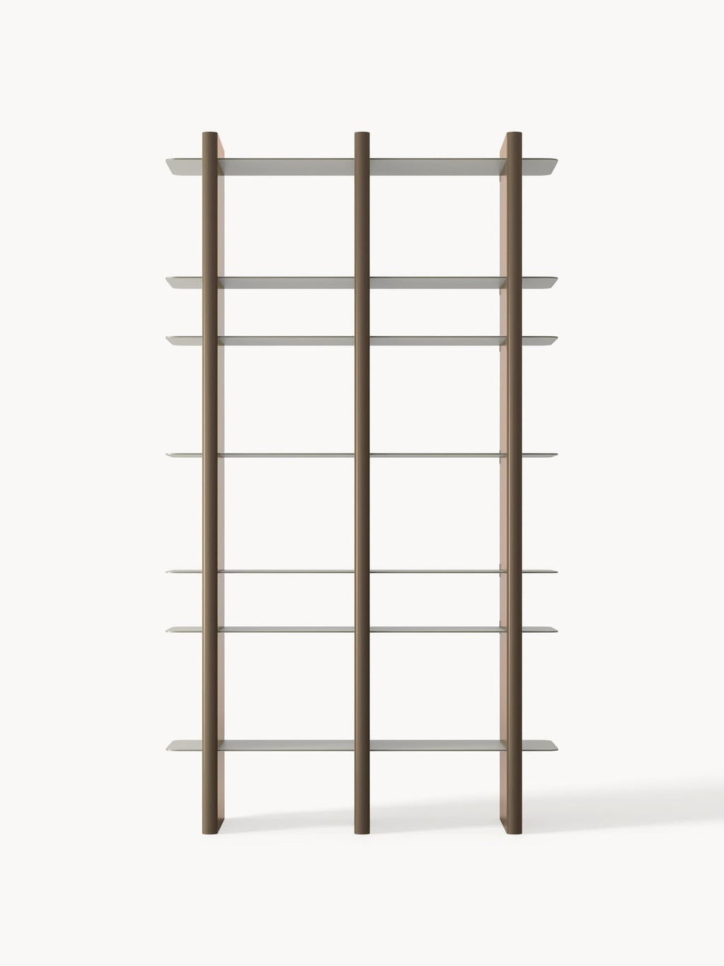 Albiolo Tall Shelving Unit with Metal Elements