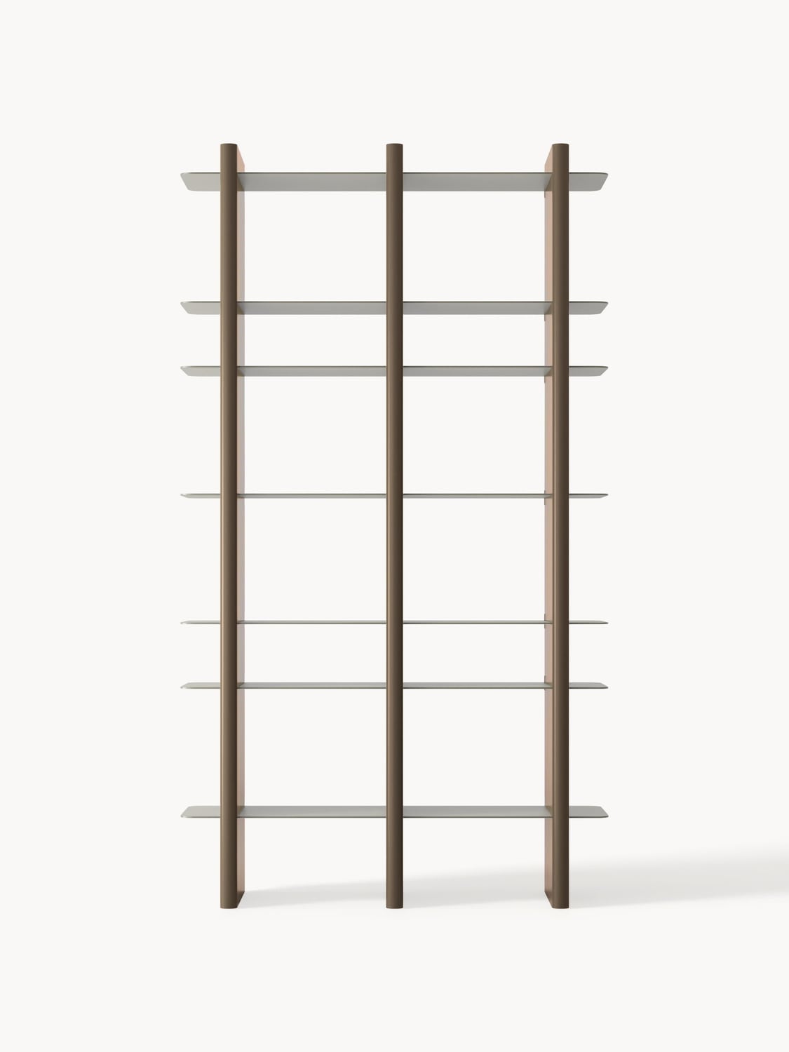 Albiolo Tall Shelving Unit with Metal Elements