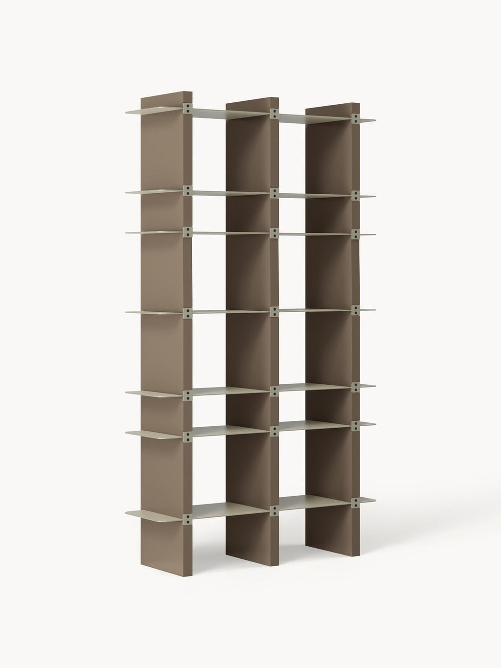 Albiolo Tall Shelving Unit with Metal Elements