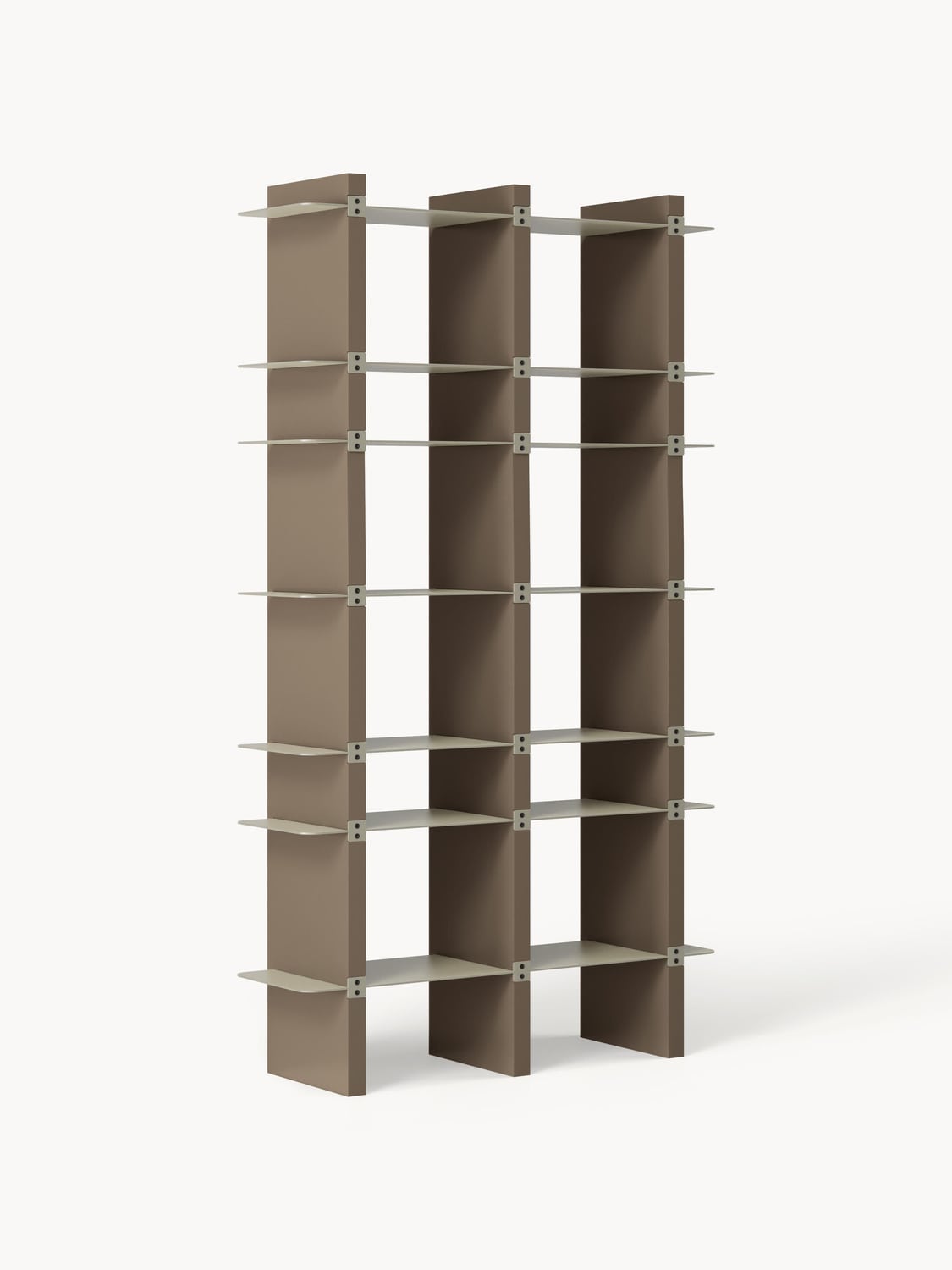 Albiolo Tall Shelving Unit with Metal Elements