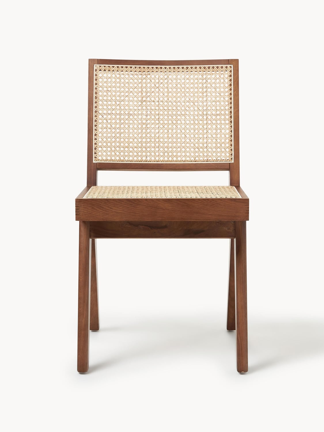 Dosso Wooden Dining Chair with Viennese Wickerwork