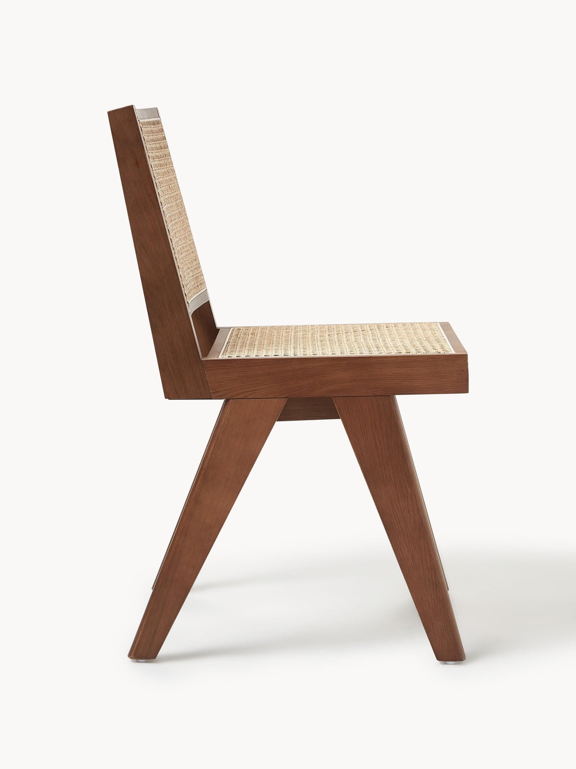 Dosso Wooden Dining Chair with Viennese Wickerwork