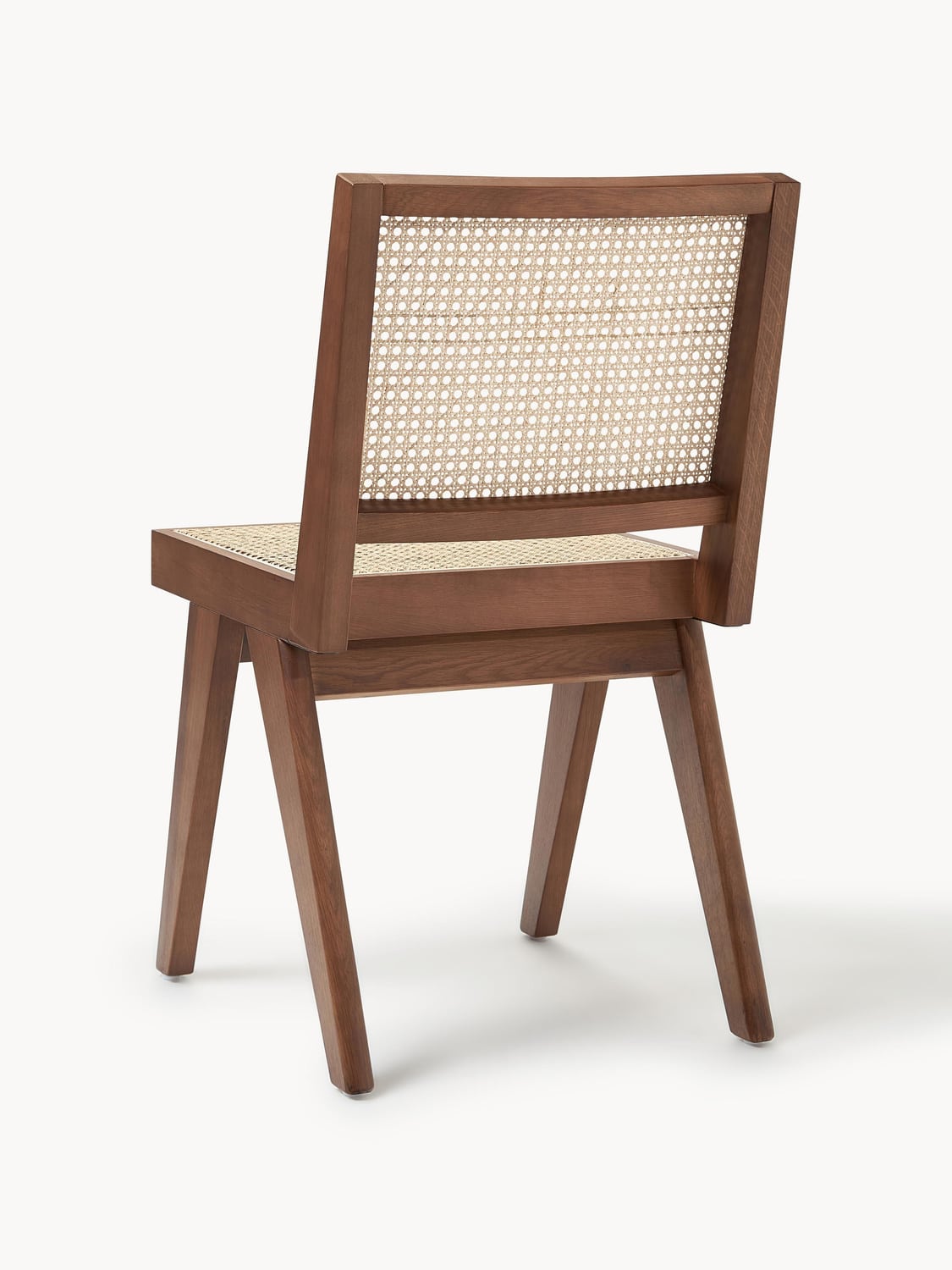 Dosso Wooden Dining Chair with Viennese Wickerwork