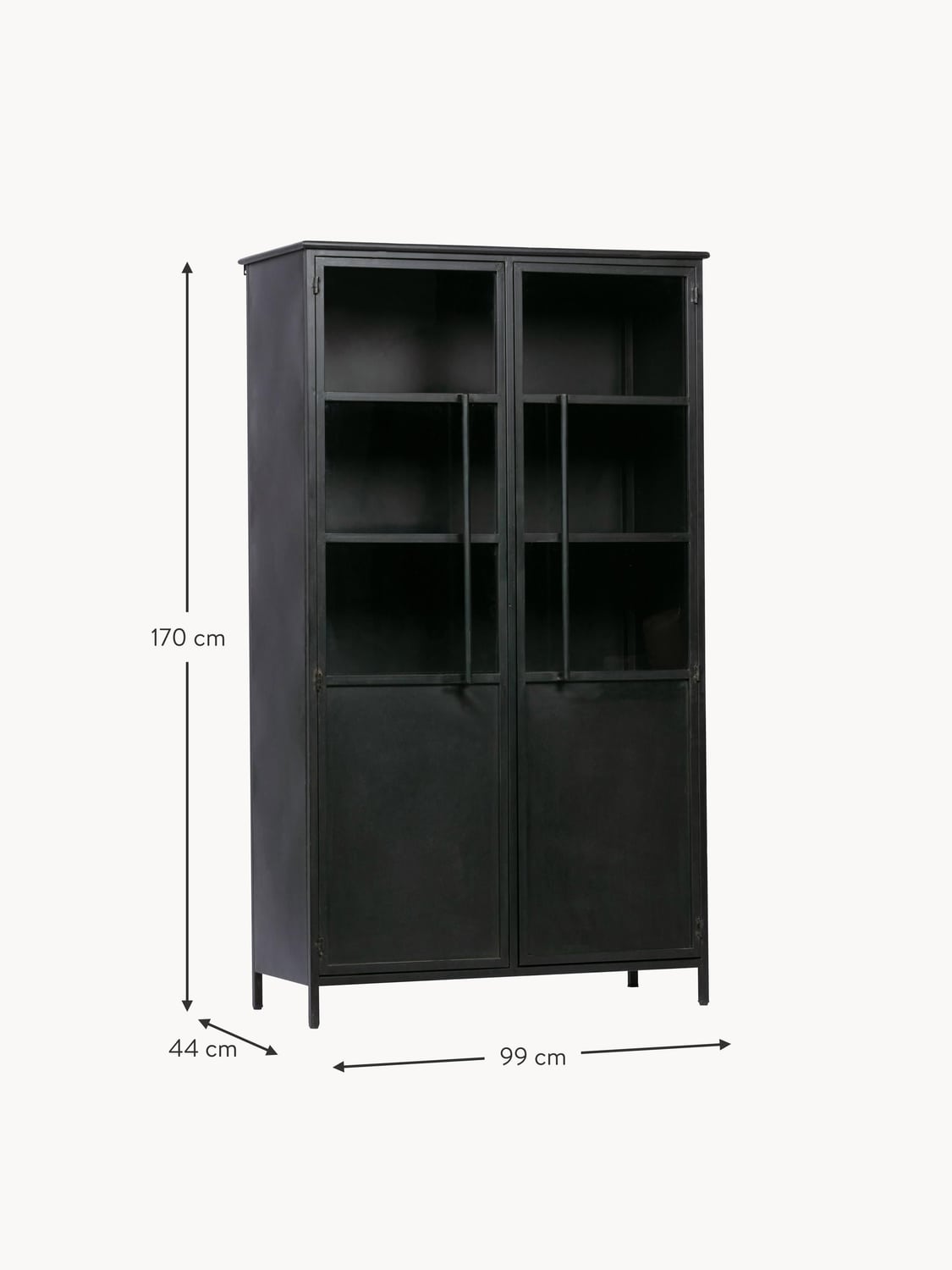 Faggeto Metal Display Cabinet