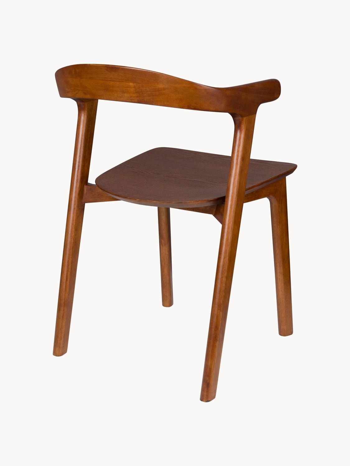 Pusiano Wooden Dining Chairs with Armrests (set of 2)