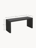Fenegro Mahogany Wood Bench
