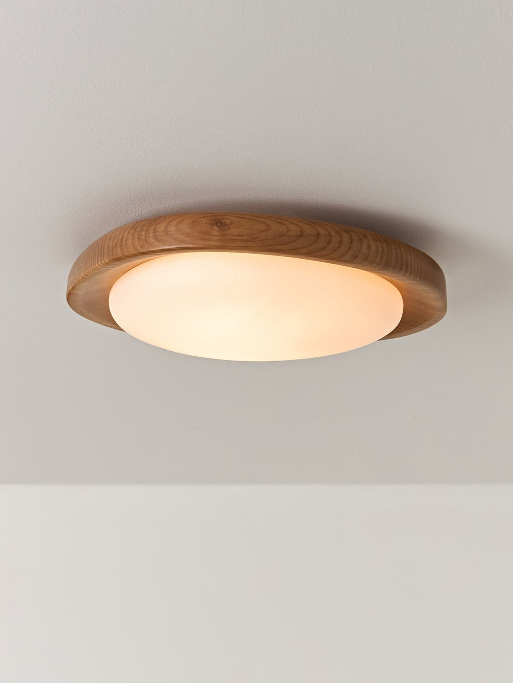 Montano Ceiling Lamp with Ash Wood Frame