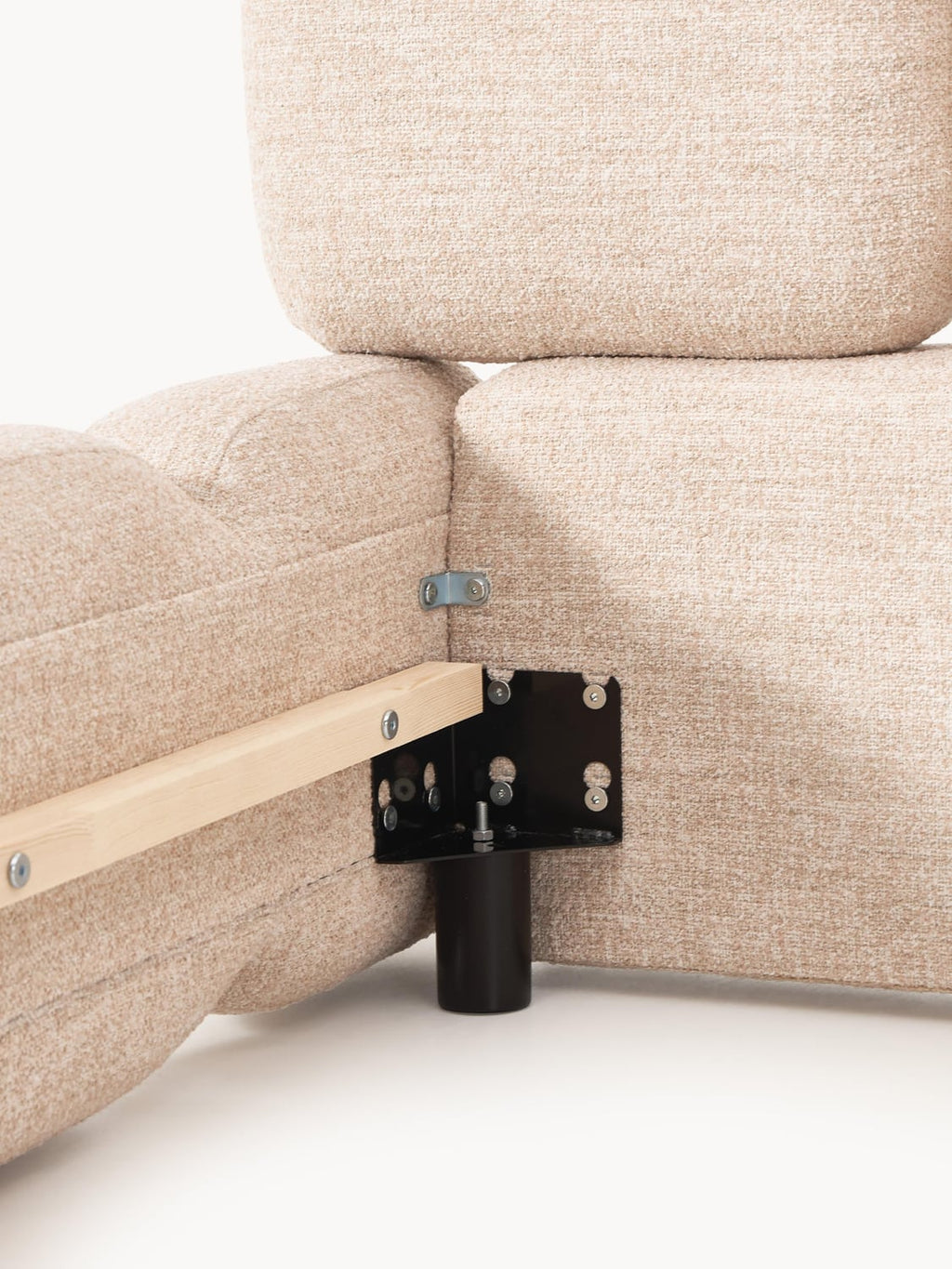 Valbrona Upholstered Bouclé Bed