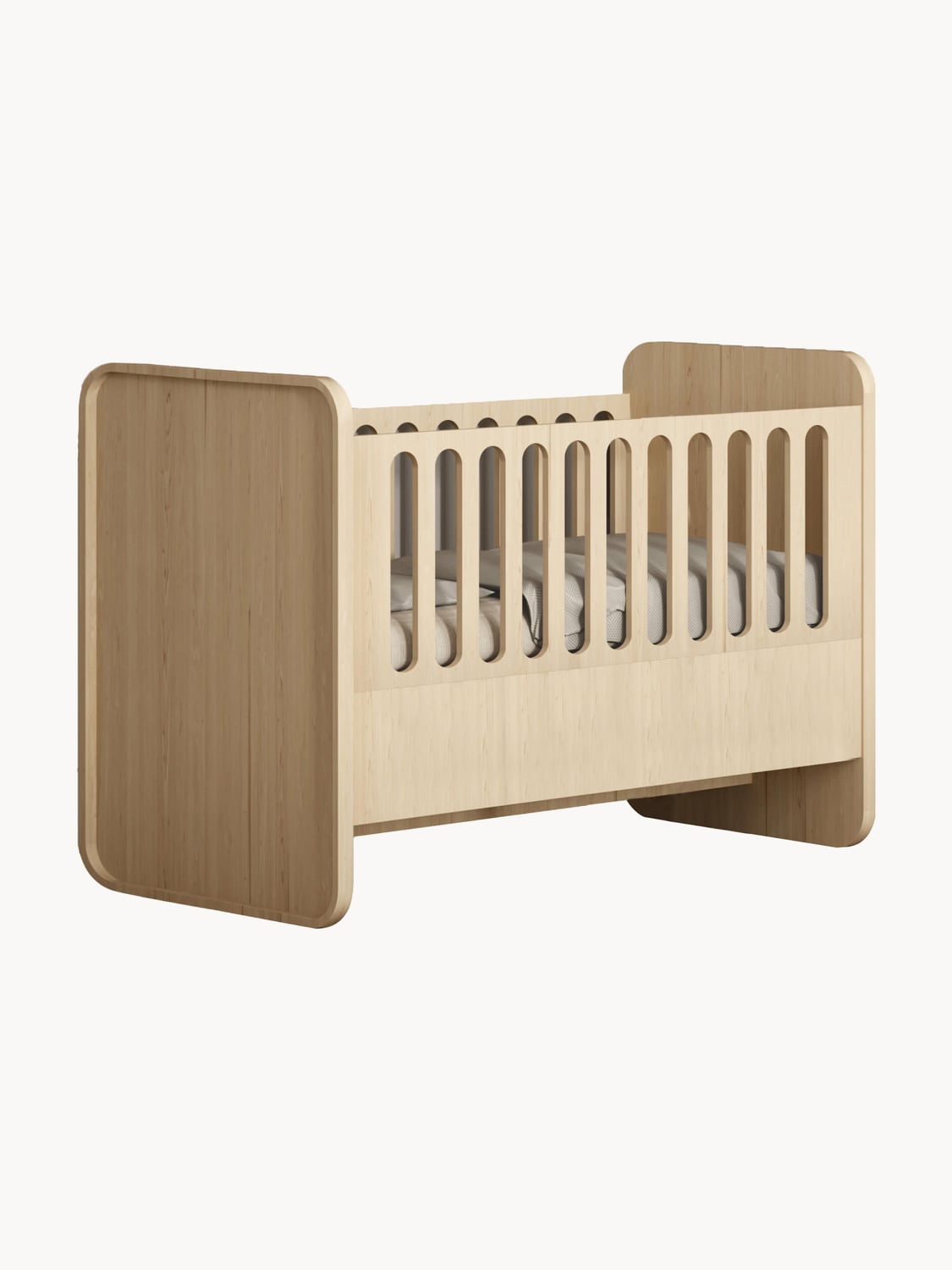 Orsenigo Baby Bed with Extension to Kids Bed, 70 x 120/160 cm