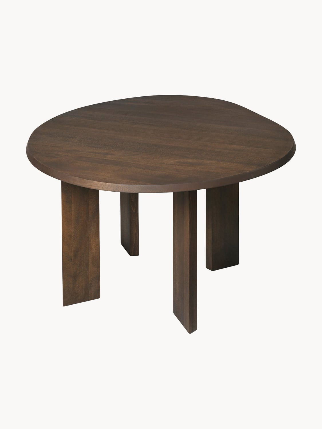 Nesso Beech Wood Dining Table, 114 x 105 cm