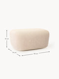 Bellara Large Bouclé Ottoman