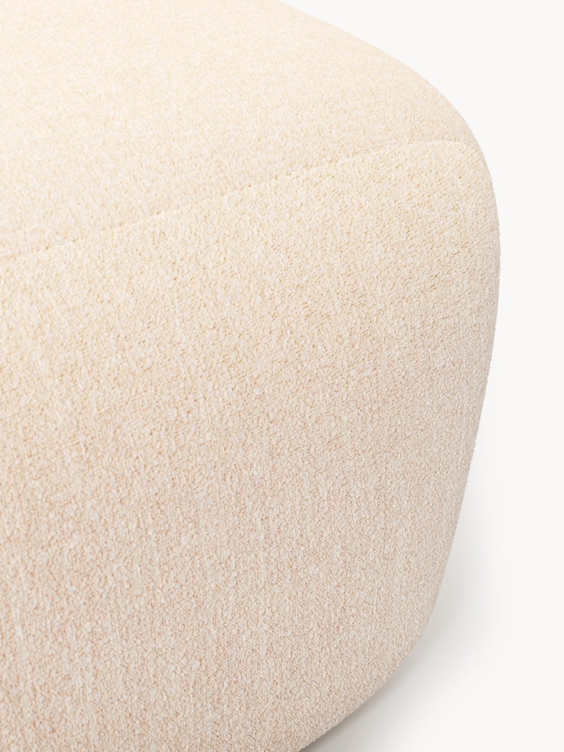 Bellara Large Bouclé Ottoman