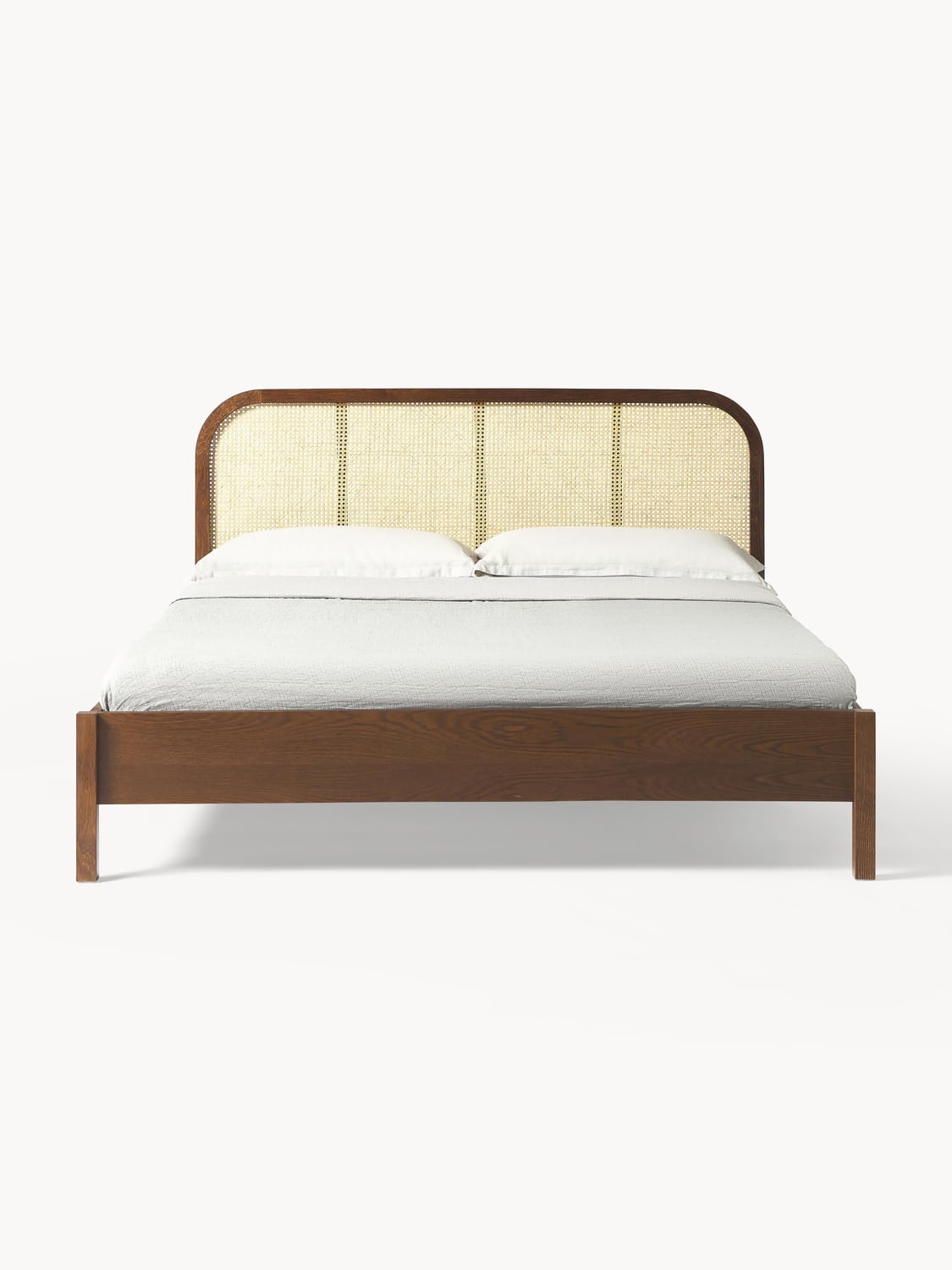 Cabiate Wooden Bed with Viennese Braid Headboard