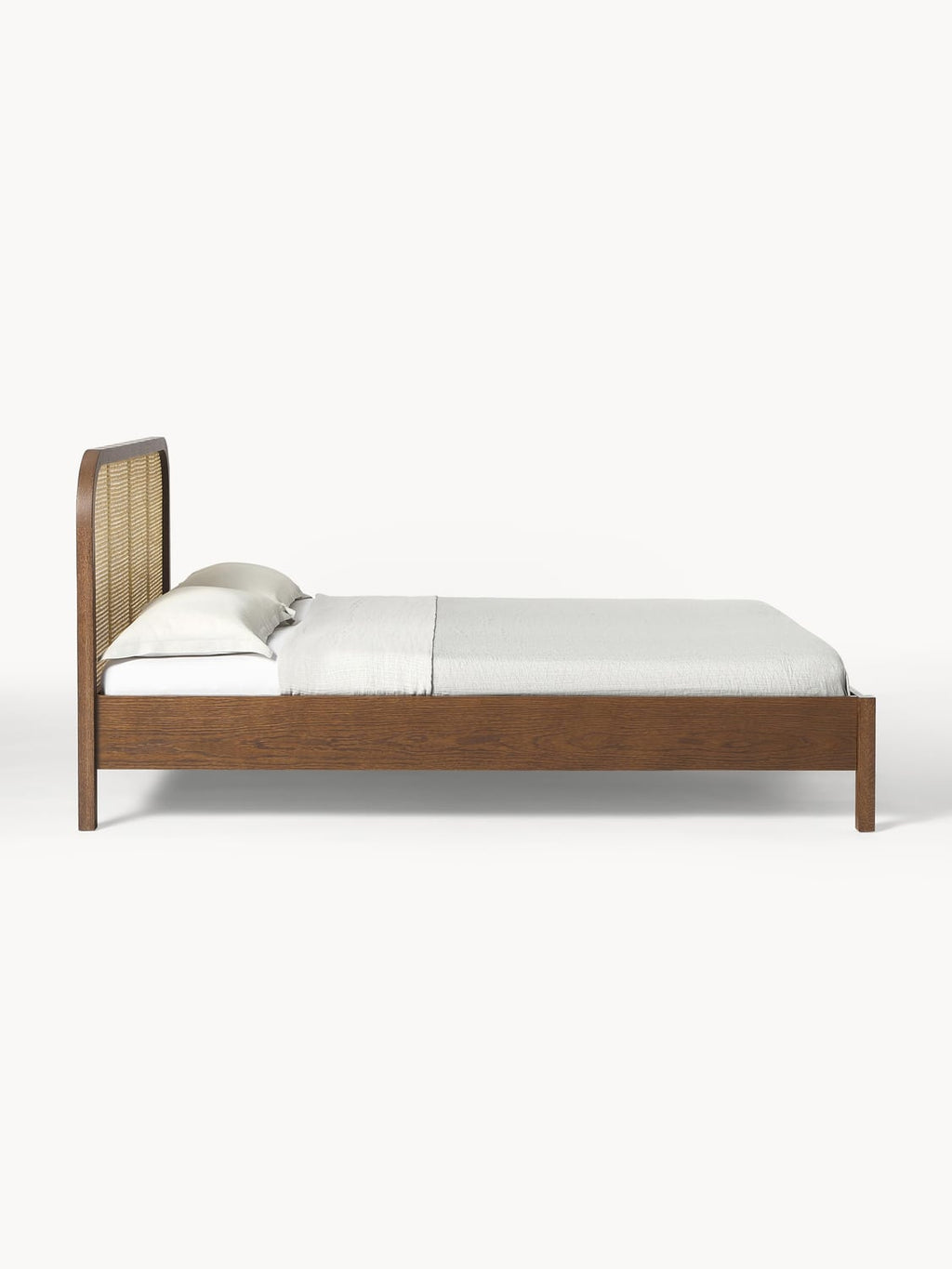 Cabiate Wooden Bed with Viennese Braid Headboard