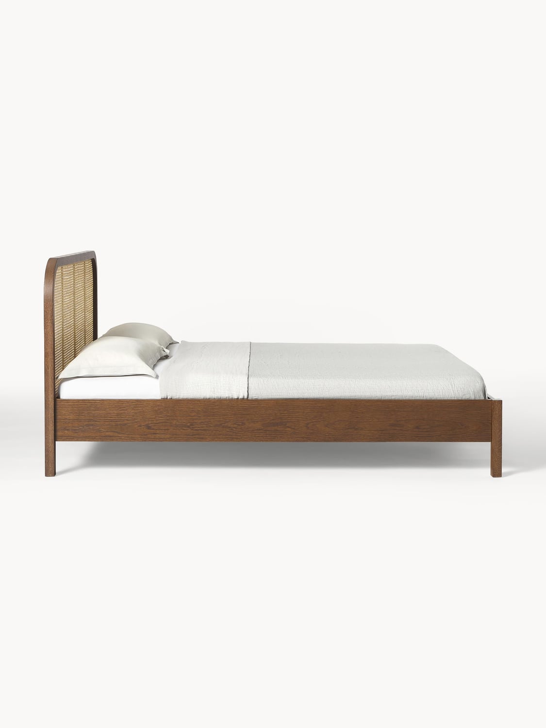 Cabiate Wooden Bed with Viennese Braid Headboard