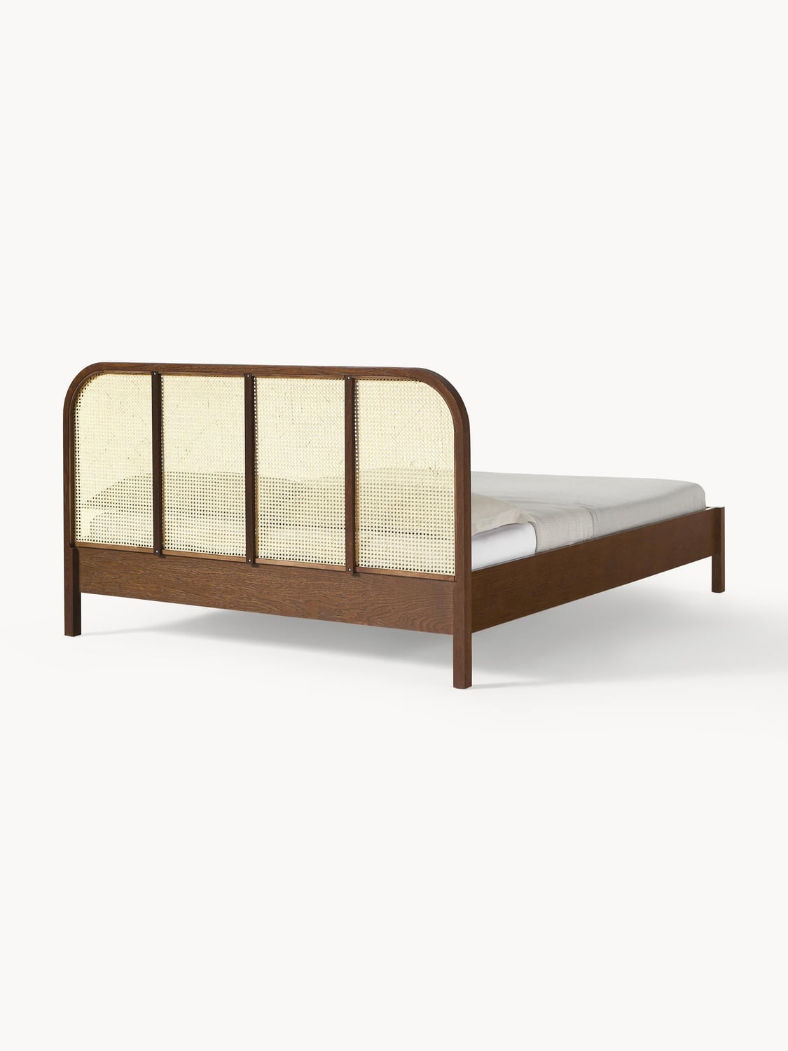 Cabiate Wooden Bed with Viennese Braid Headboard