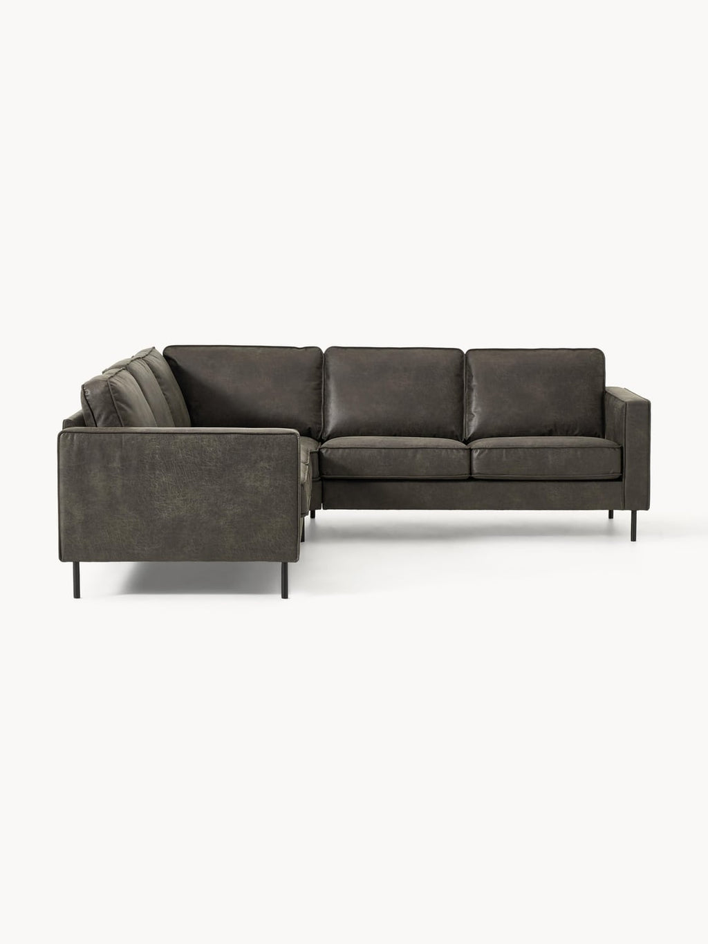 Pellio Leather Corner Sofa (4-seater)