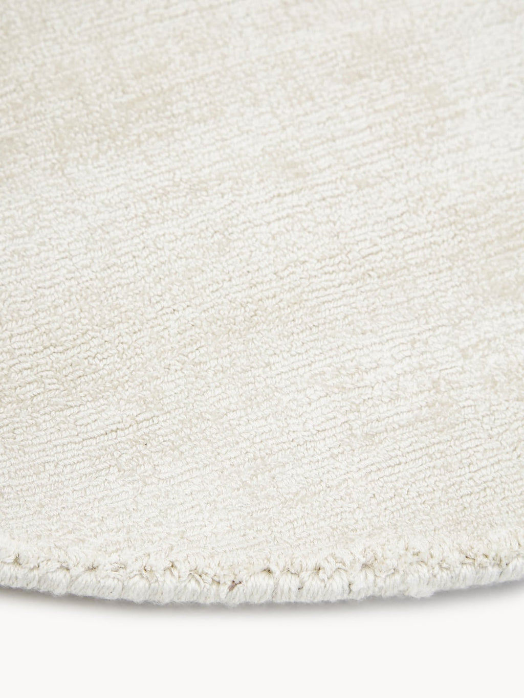 Erbanno Round Hand-Woven Viscose Rug