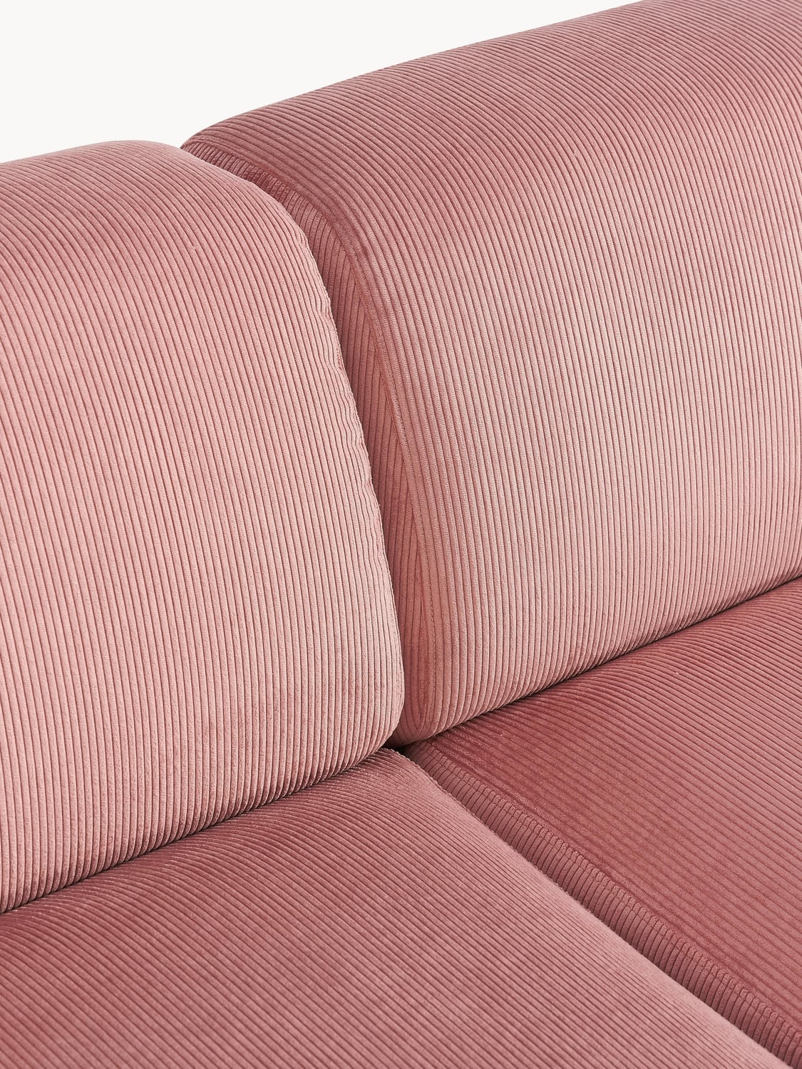 Gravedona Large Corduroy Corner Sofa (4-seater)