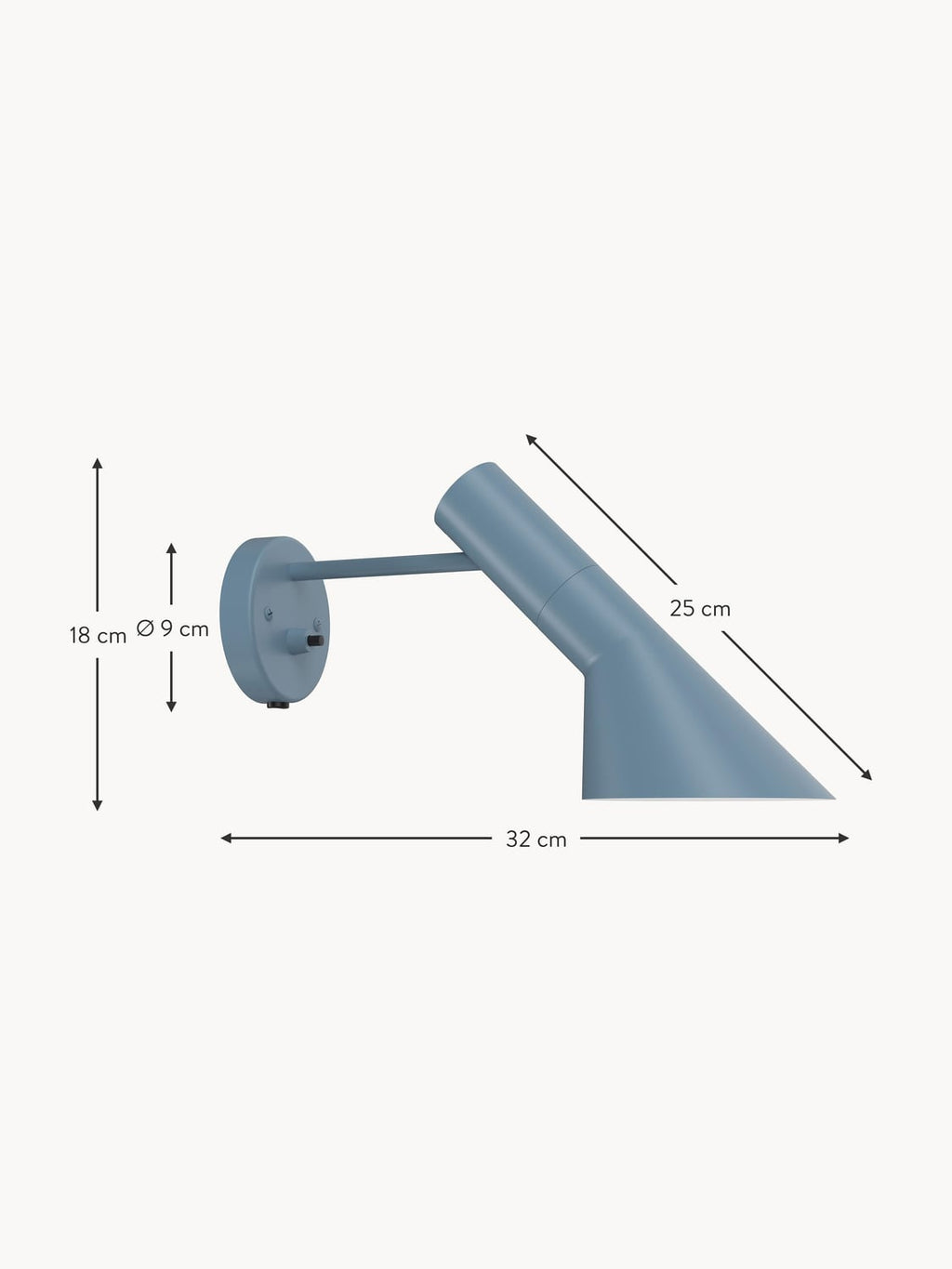Urbino AJ Wall Lamp with Plug