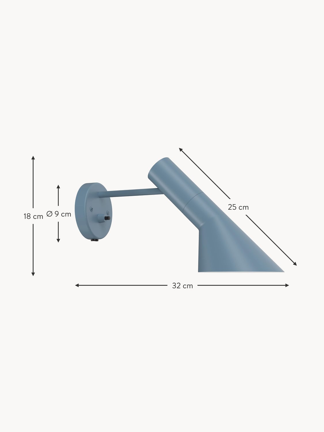 Urbino AJ Wall Lamp with Plug