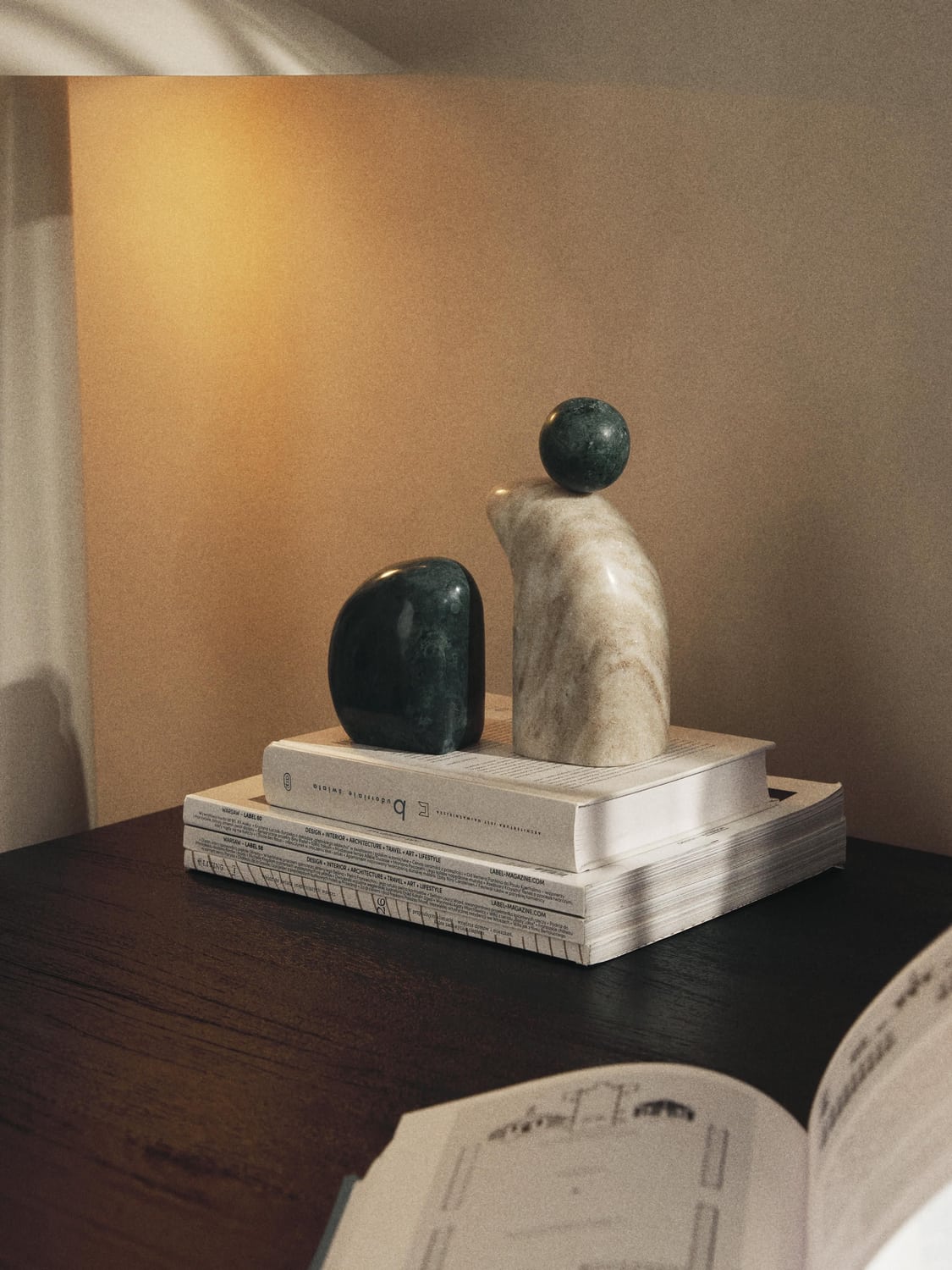 Olginate Decorative Marble Objects (set of 2)