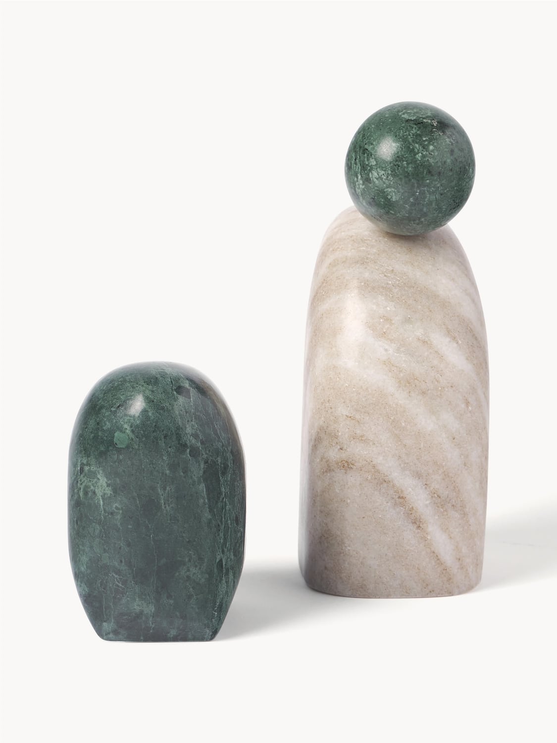 Olginate Decorative Marble Objects (set of 2)