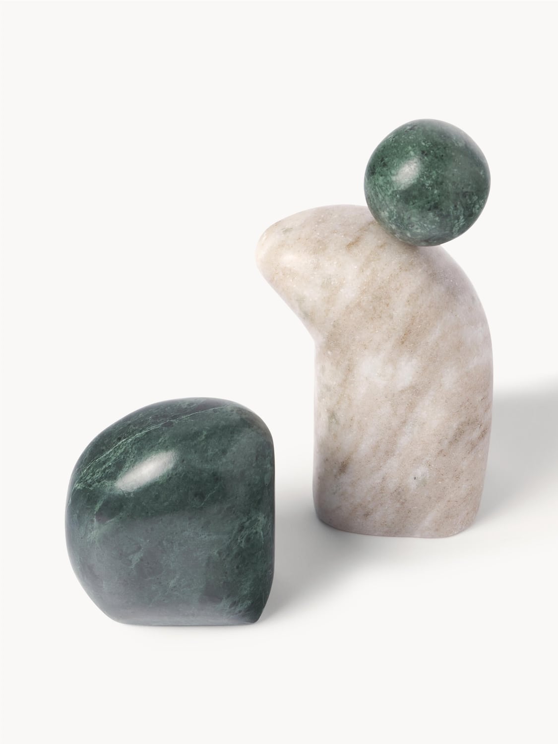 Olginate Decorative Marble Objects (set of 2)