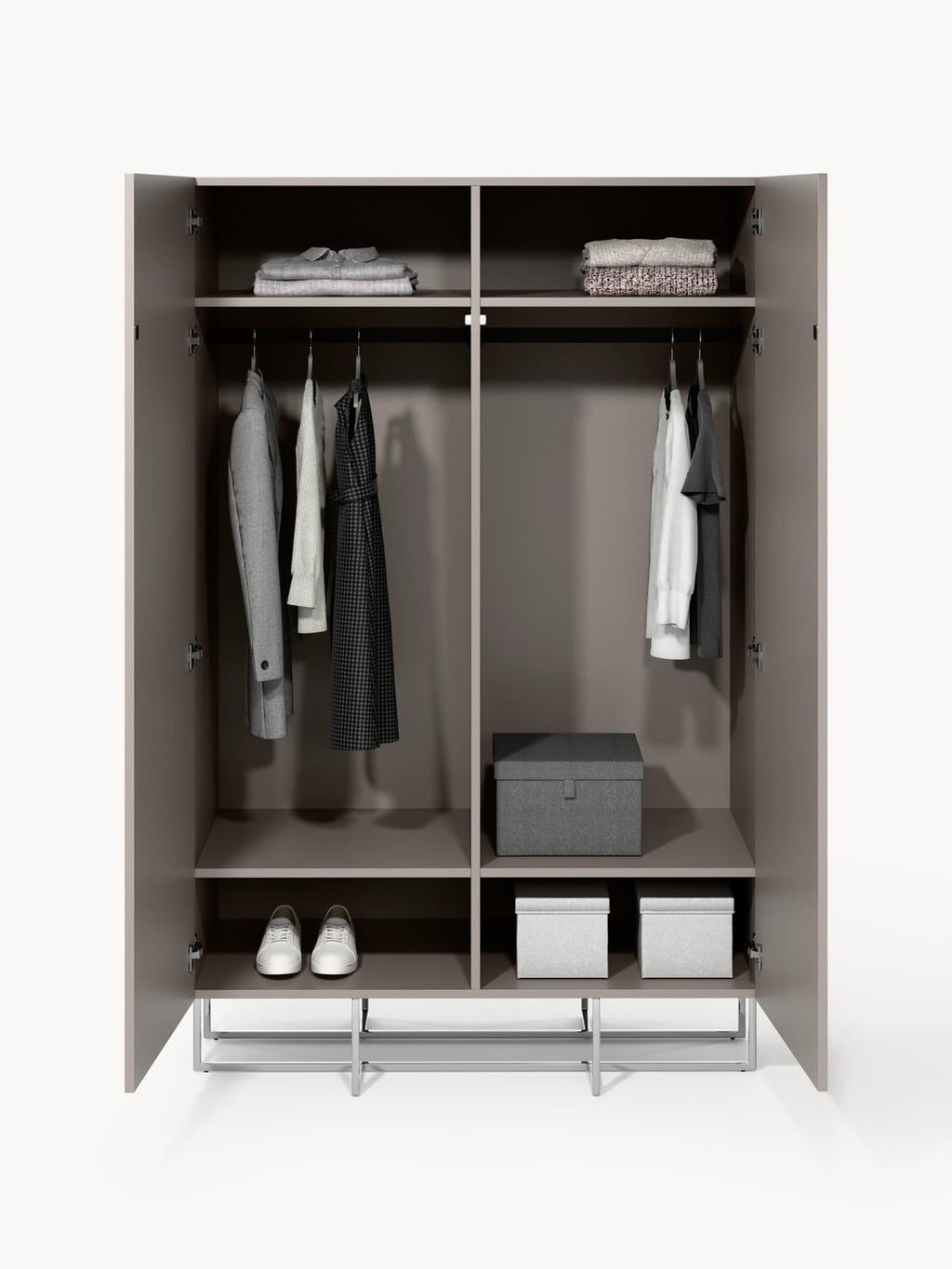 Lenno Small Wooden Wardrobe