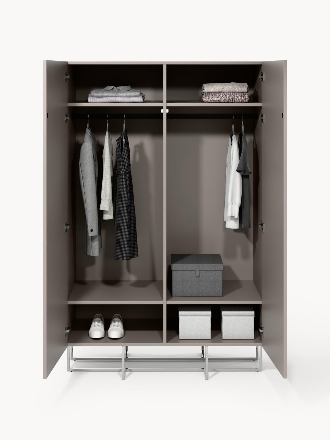 Lenno Small Wooden Wardrobe