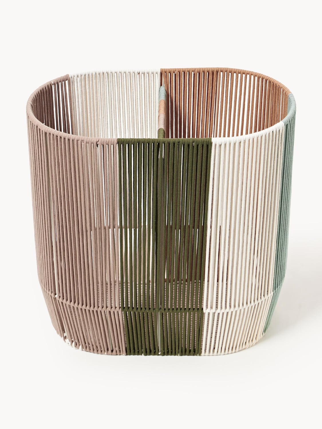 Valbrona Handwoven Double Laundry Basket in Rope