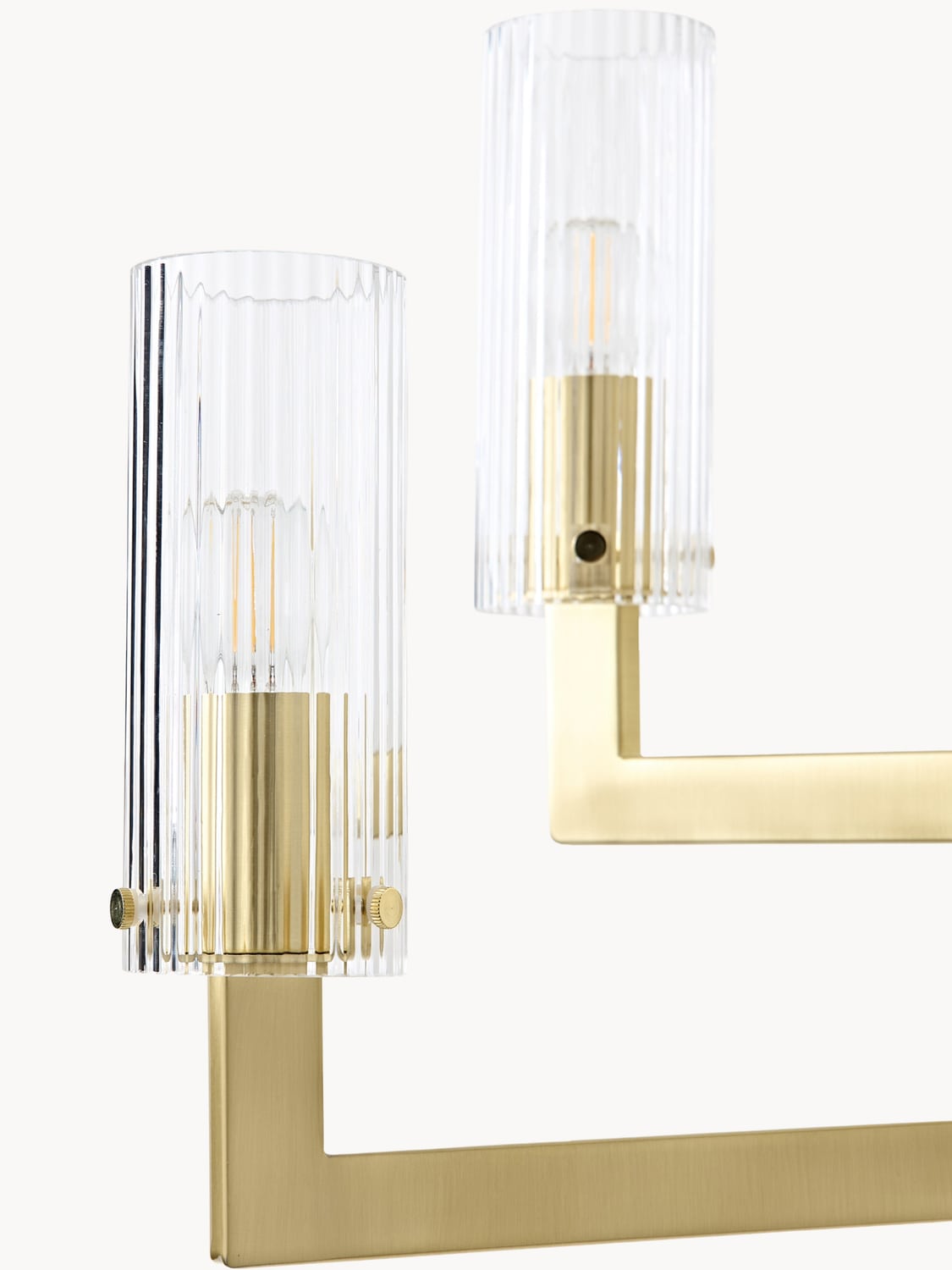 Urbino Ribbed Glass Chandelier