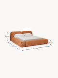 Bellara Upholstered Teddy Bouclé Bed