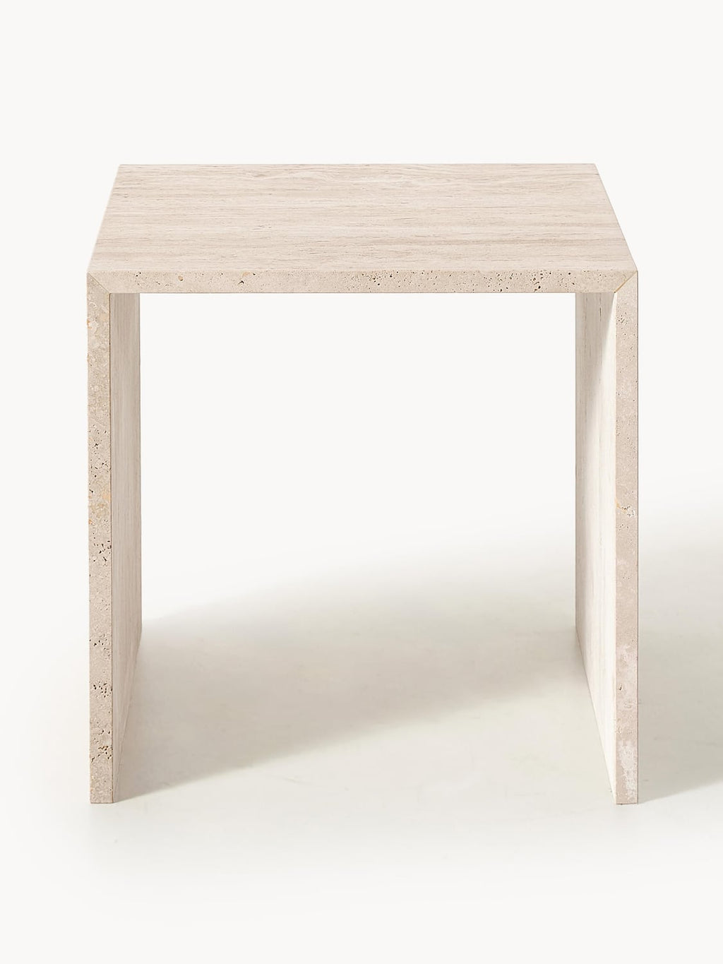 Trevano Travertine Side Tables (set of 2)