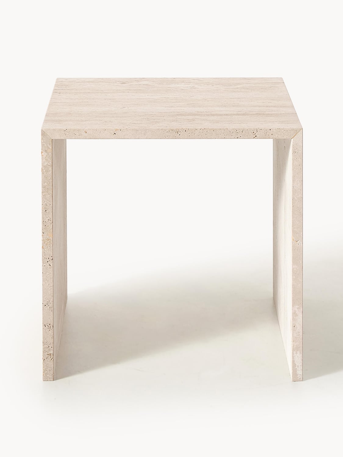 Trevano Travertine Side Tables (set of 2)